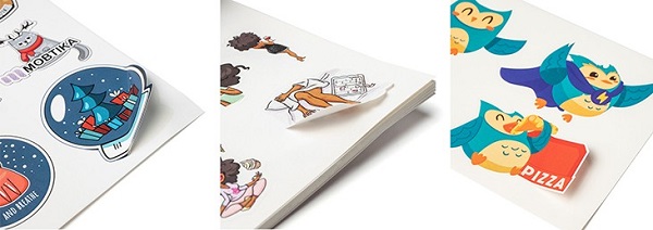 друк стікерів