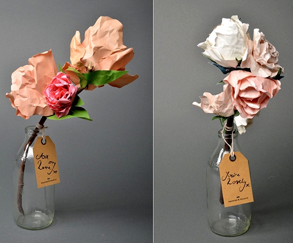Бумажные цветы от Frances & Francis (7 фото)