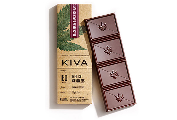Шоколад Kiva, который производится в Калифорнии.