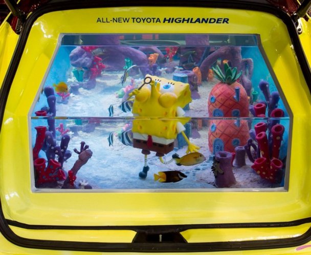 Toyota Highlander аквариум