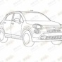 В Сети появились патентные изображения нового Fiat 500X