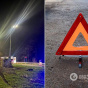 На Київщині п’яний водій на швидкості протаранив кам’яну стелу