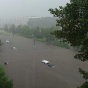 Потоп в Ульяновске: машины уходят под воду