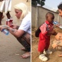 Шокирующие кадры спасения нигерийского малыша (ФОТО)