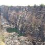 Рекордное обмеление водопада Виктория (ФОТО)