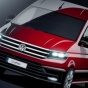 Volkswagen показал тизеры обновленного фургона Crafter