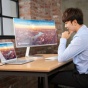 Samsung покажет первый в мире изогнутый монитор с Thunderbolt 3