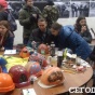 В Киеве прошла выставка касок и шлемов евромайдановцев