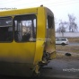 В Киеве бетономешалка «догнала» маршрутку