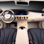 Салон бронированного Mercedes-Benz обшили кожей крокодила