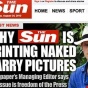 The Sun нарушила королевский запрет публикации снимков голого принца