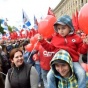На первомайскую демонстрацию в Киеве вышли около тысячи человек
