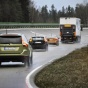 Volvo уже умеют ездить друг за другом без водителей