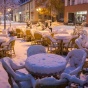 Первый снег в Европе (ФОТО)