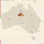 В сети появилась карта передвижения Санта Клауса - сейчас волшебник осчастливливает деток Австралии