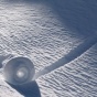 Чудо природы – снежный рулон (ФОТО)