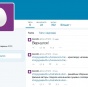 У Медведєва є акаунт у Twitter, який він використовує для читання
