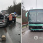 На Київщині сталась аварія за участю 10 машин - є постраждалі