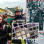 На Київщині бійці ДСНС врятували кота, який три доби просидів на висоті 11 метрів