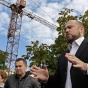 Опасная стройка в Киеве на Приречной закрыта