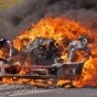 Во время испытаний полностью сгорел прототип Ford Super Duty
