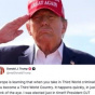 Трамп заявив, що Європа перетворюється на країну Третього світу