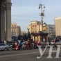 В центр Киева съехались байкеры-Деды Морозы (фото)