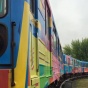 Фото дня: в Киеве запустили полностью разукрашенный состав метро