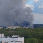 У Підмосков'ї загорівся склад полікарбонату
