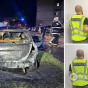 На Київщині двоє чоловіків через конфлікт спалили авто знайомого