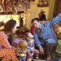 Арми Хаммер с семьей на рождество