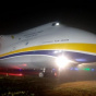 АН-124 Руслан при посадке в Бразилии выкатился за край полосы