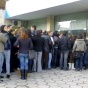 Киевляне штурмуют ОВИРы: в очередях уже торгуют местами