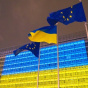 У Брюсселі будівлі ЄС засвітилися синьо-жовтим