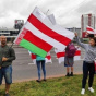 В Беларуси намерены запретить бело-красно-белый флаг как "символ нацизма"