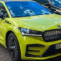 В Україні помітили унікальний електрокар Skoda Enyaq Coupe iV vRS