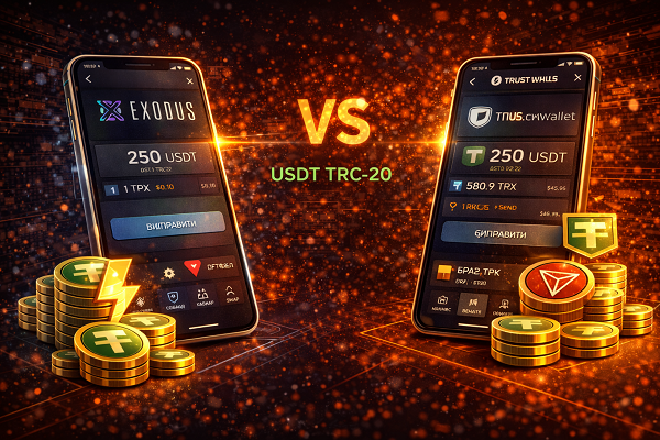 Exodus vs Trust Wallet