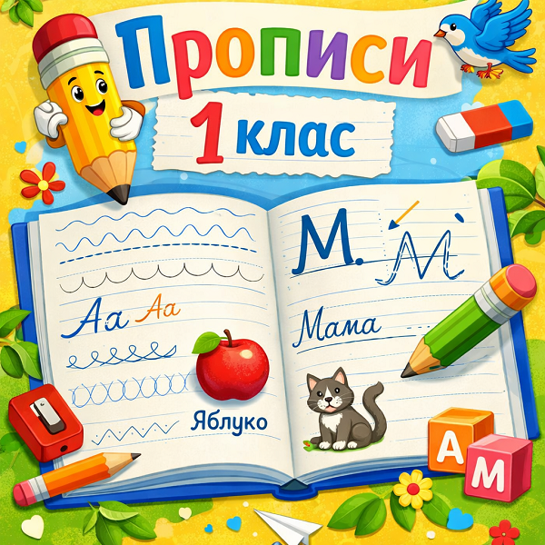 прописи 1 клас