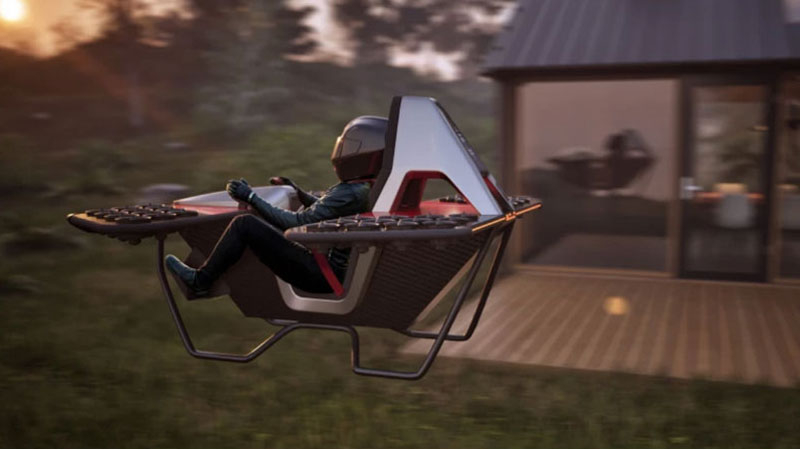 Літаючий мотоцикл: Leo Flight