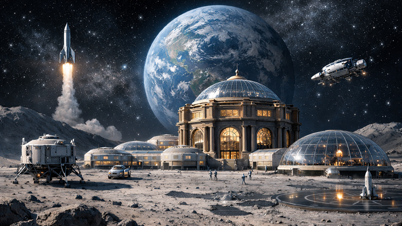 Готель на Місяці: ІІ-генерація ChatGPT 5.2/3DNews