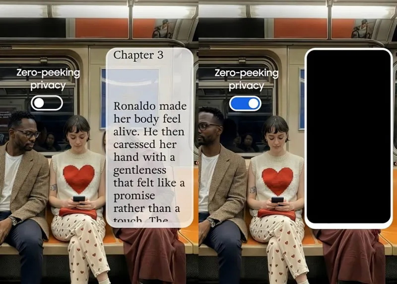 Конфіденційний екран: Samsung