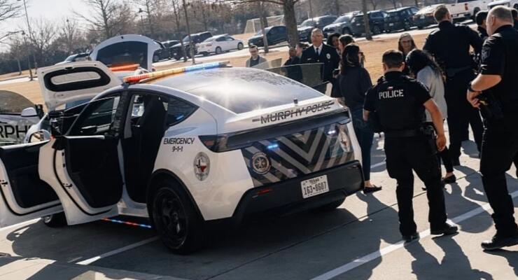 Tesla Model Y почали використовувати як патрульний автомобіль у США