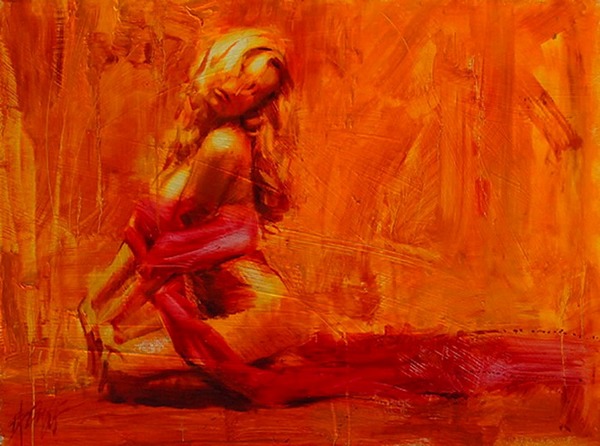 Огненные красавицы на картинах Henry Asencio<br>(6 фото)