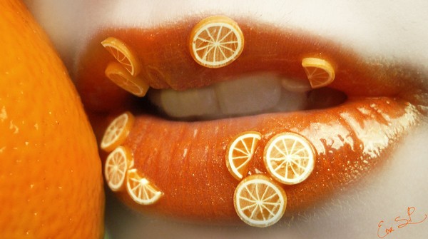 Сладкий lip art от Евы Сенин (5 фото)