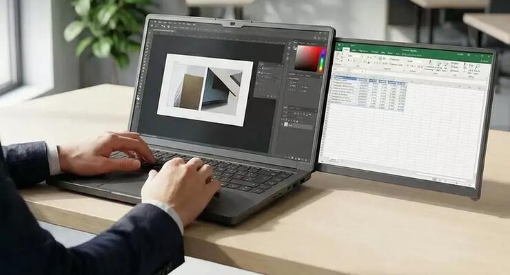 Забудьте про зовнішні монітори: SpectraSlideOut висувається прямо з ноутбука