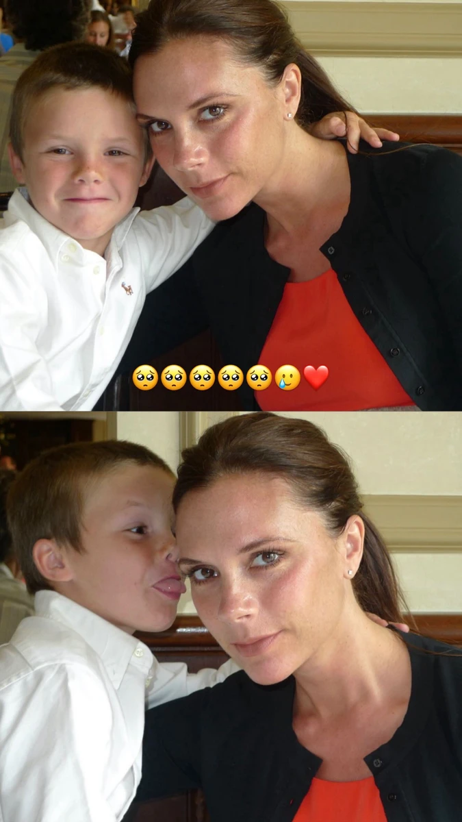 Дівчина сина Бекхемів показала архівне фото Круза та Вікторії