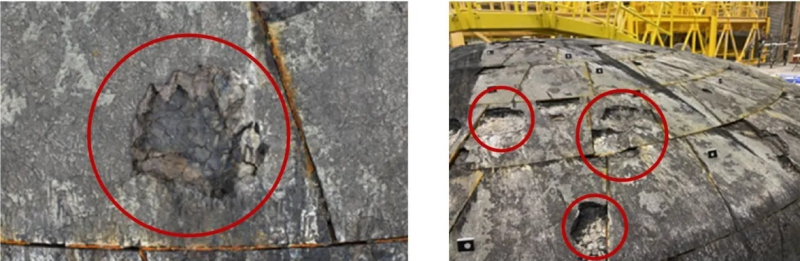 Пошкодження теплозахисного екрану місії Artemis I