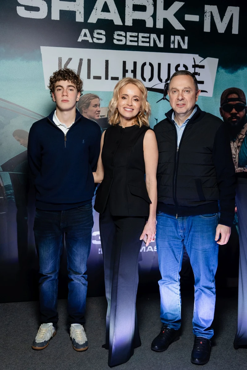 Оксана та Вадим Гутцайт із сином 