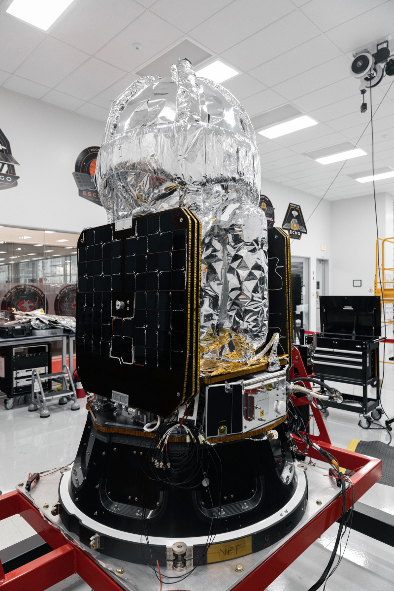 Модуль LOXSAT всередині виробничого комплексу зборки космічних апаратів компанії Rocket Lab у Лонг-Біч, Каліфорнія. Ілюстрація: Rocket Lab