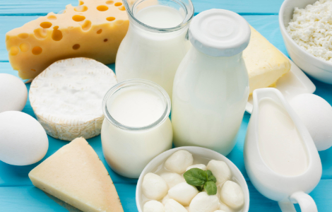 Продукти, в яких міститься найбільше вітаміну В2 молочні продукти